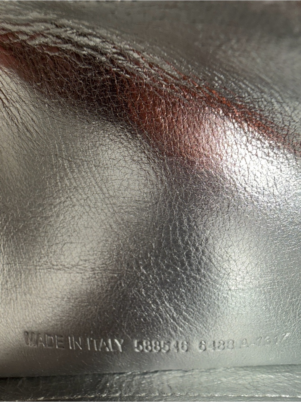 Balenciaga Silver Quilted Crush Shoulder Bag - Picture 9 of 9